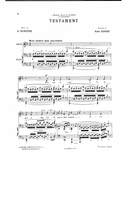 Complete Score (Original key)