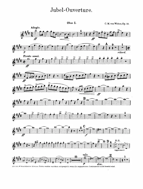 Oboe 1, 2