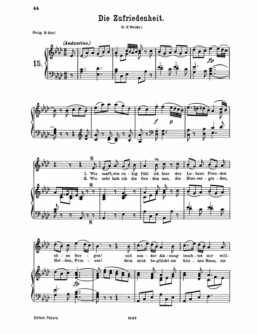 Complete Score (low voice, A♭ major)