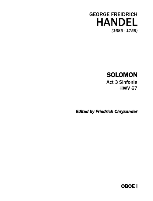 Oboes 1, 2