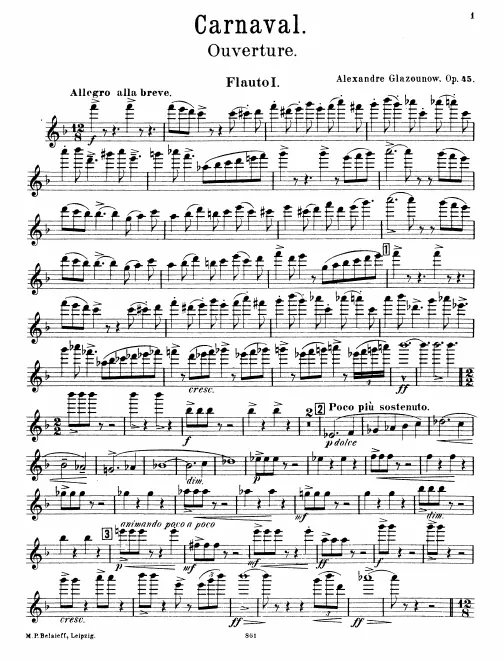Flute 1, 2, 3/Piccolo