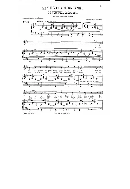 Complete Score (medium voice, in D major)