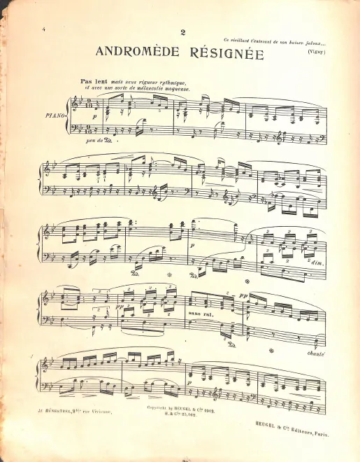 2. Andromède résignée
