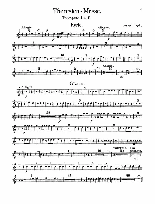 Trumpet 1, 2 (B♭)