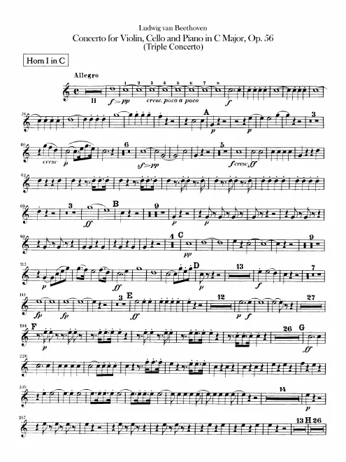 Horn 1, 2 (C, E♭)
