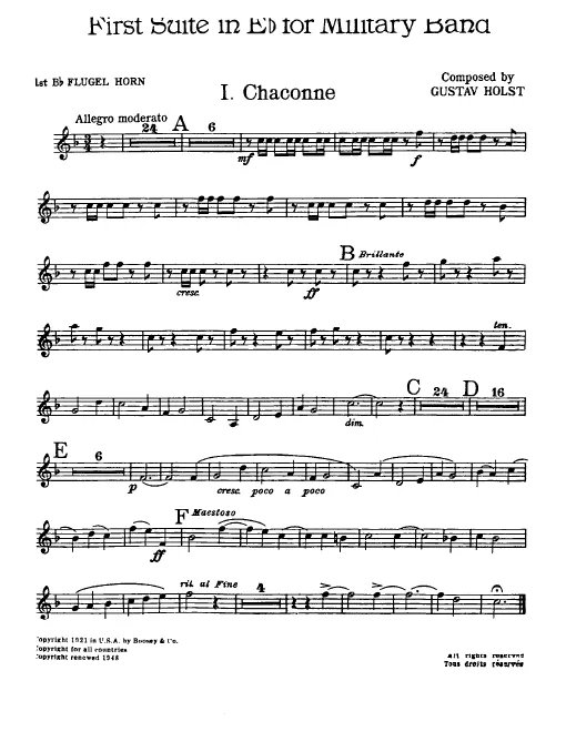 Flugelhorn 1, 2 (B♭)
