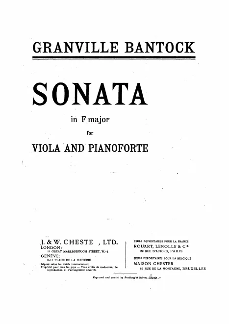 Complete Score and Viola Part