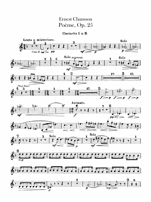 Clarinet 1, 2 (B♭)