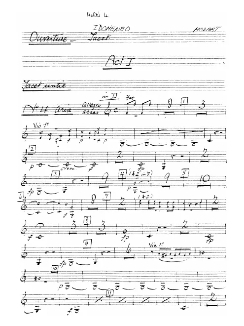 Horn 4 (C/D/E♭)