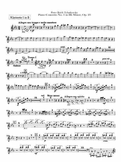 Clarinet 1, 2 (B♭)
