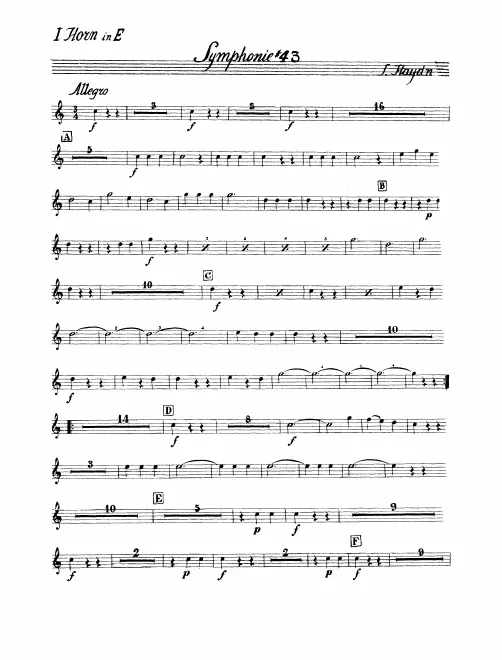 Horn 1, 2 (E♭)