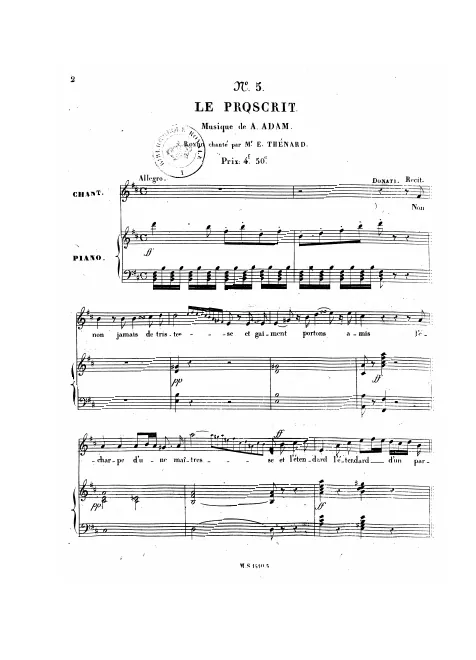No.5, Rondo: "Non non, jamais de tristesse" (Donati)
