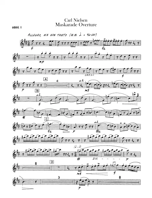 Oboe 1, 2
