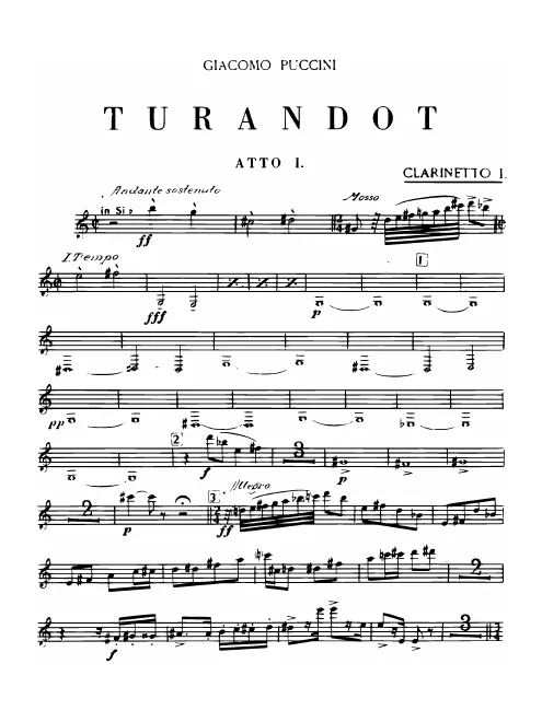 Clarinet 1 (B♭)