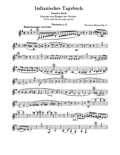 Clarinet (C), Clarinet (B♭ transposed)