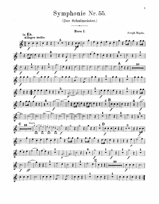 Horn 1, 2 (B♭/E♭)