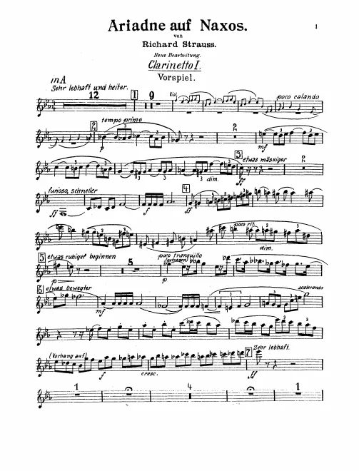 Clarinet 1 (A/B♭)