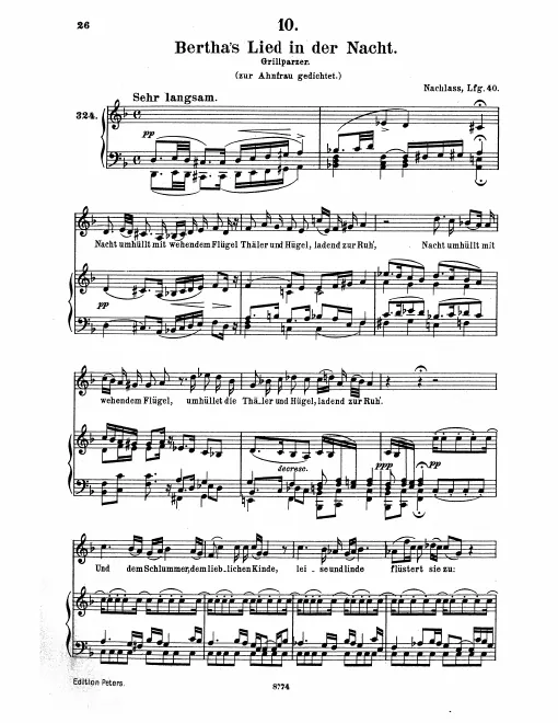 Complete Score (transposed to D minor)