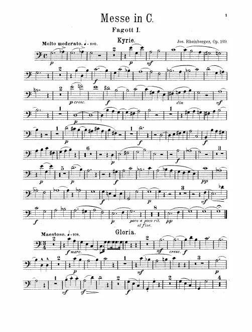 Bassoon 1, 2