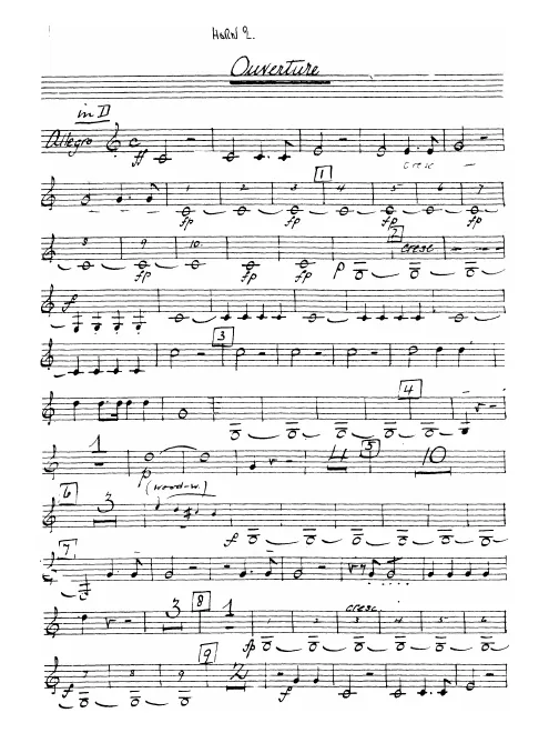 Horn 2 (B♭/C/D/E♭/F/G)