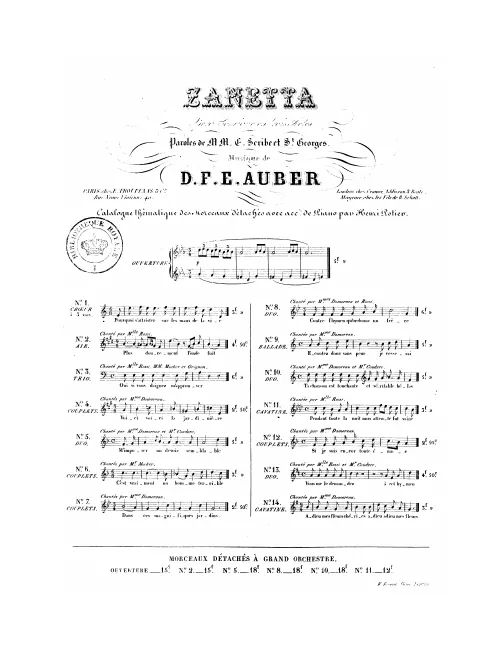 No.10, Duo: "Ta chanson est touchante" (Act II, No.9b)