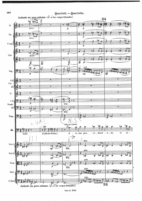 7b. Quartett und Melodram (Quartetto e Melodramma)