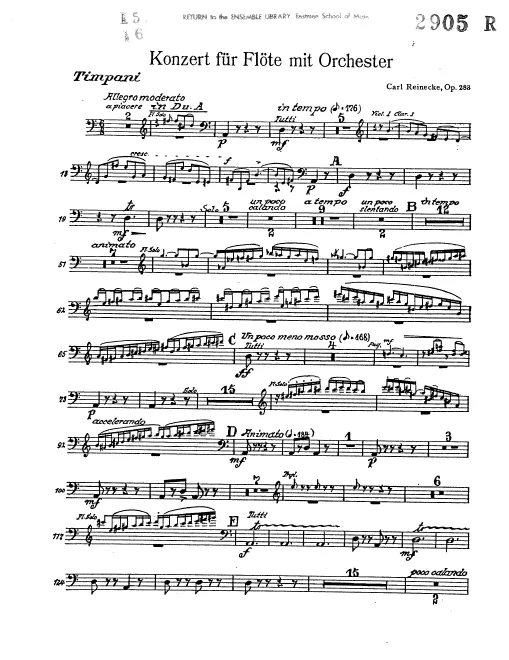 Timpani, Triangle