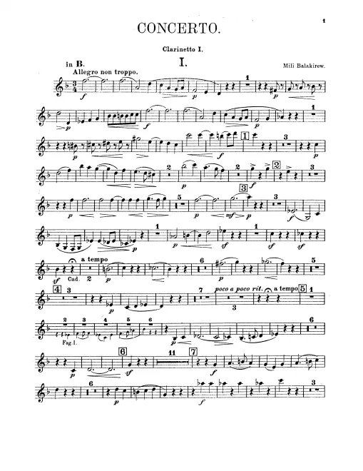 Clarinet 1, 2 (A/B♭)