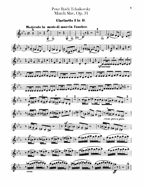 Clarinet 1, 2 (B♭)