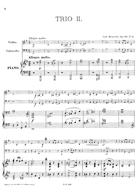 2. Trio in E minor (score and parts)