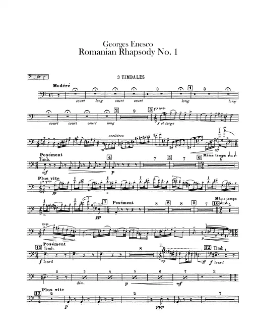 Timpani, Triangle/Drum, Cymbals