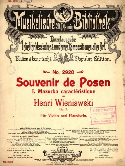 Complete Score and Violin Part
