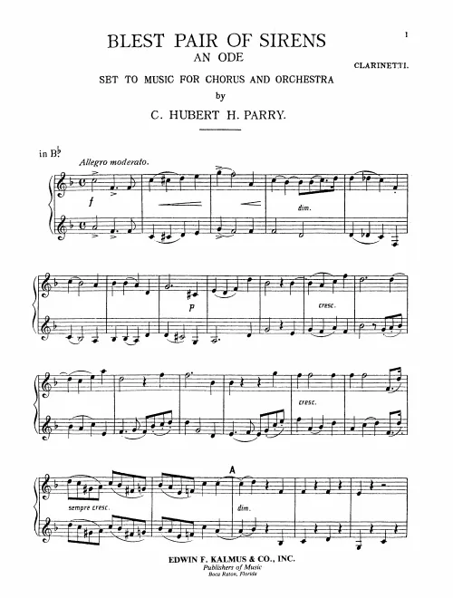 Clarinet 1/2 (B♭)