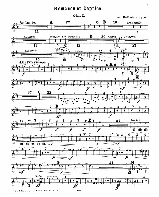 Oboe 1, 2