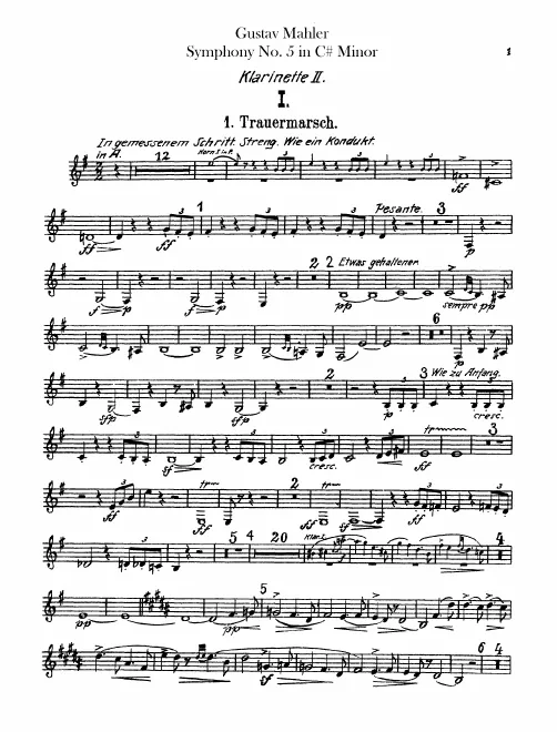 Clarinet 2 (A/B♭/C)