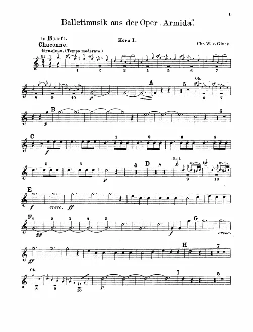 Horn 1, 2 (B♭/G)
