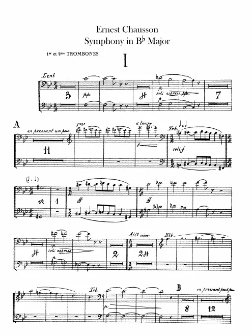 Trombone 1/2, 3, Tuba