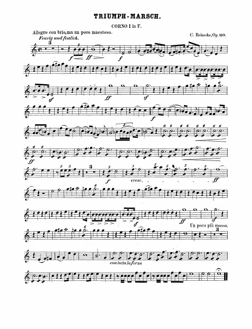 Horn 1, 2, 3, 4 (F)