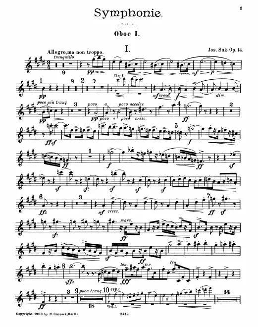 Oboe 1, 2