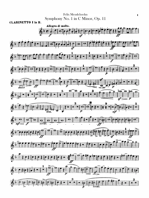 Clarinet 1, 2 (B♭)