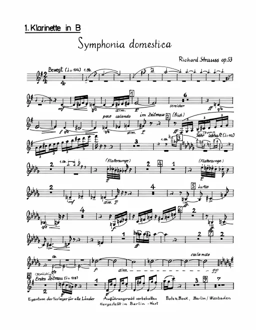 Clarinet 1 (B♭)
