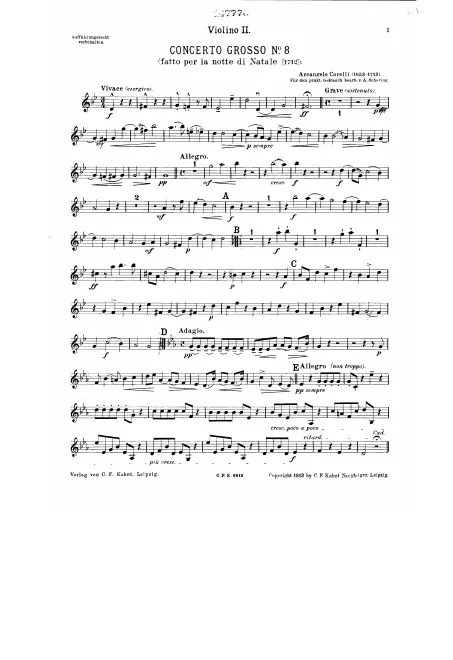Violins II (ripieno)
