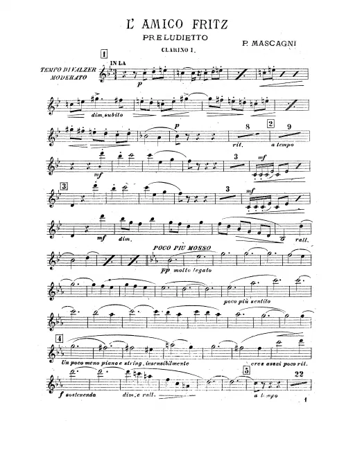 Clarinet 1 (A/B♭)