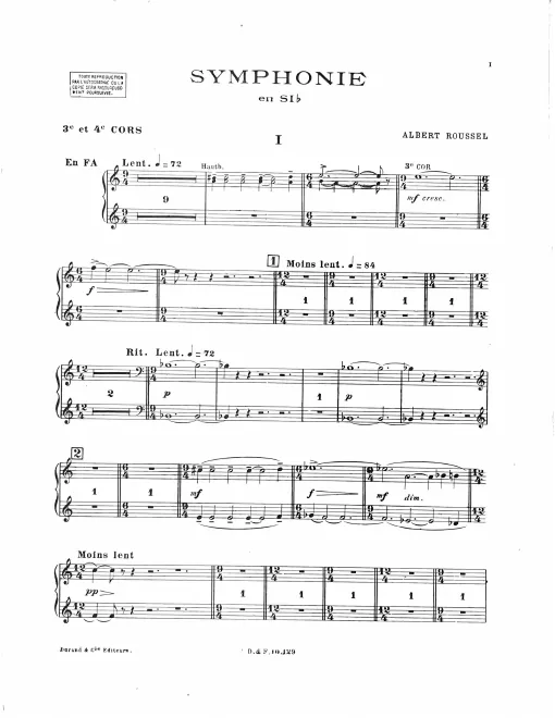 Horn 3/4 (F)