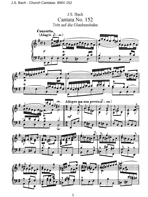 Complete Score (E minor, original key)