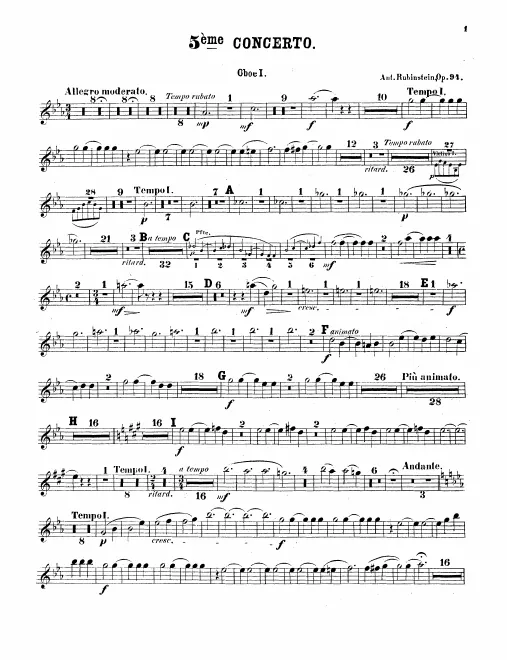 Oboe 1, 2