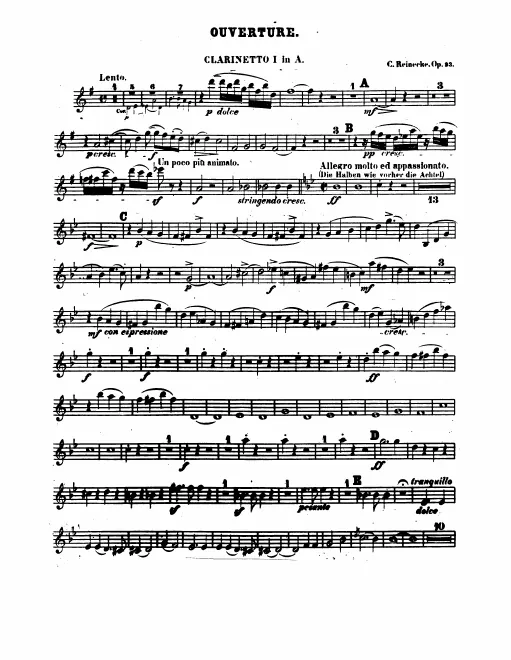 Clarinet 1, 2 (A)