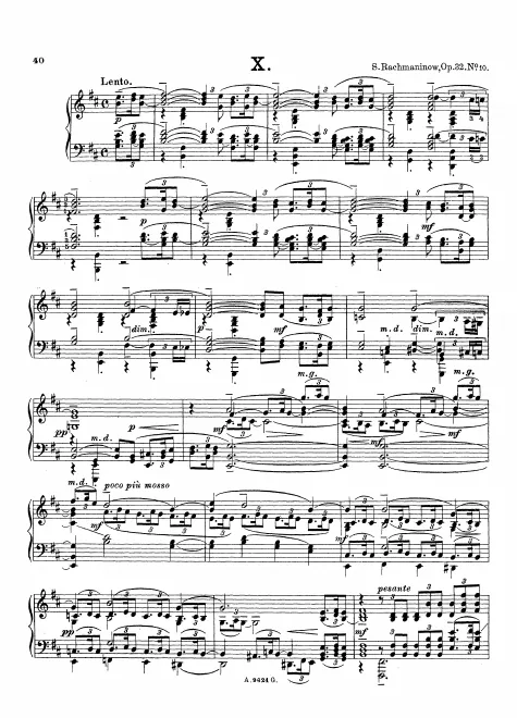 10. Lento (B minor)