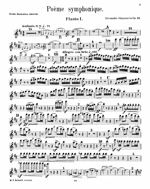 Flute 1, 2, 3/Piccolo