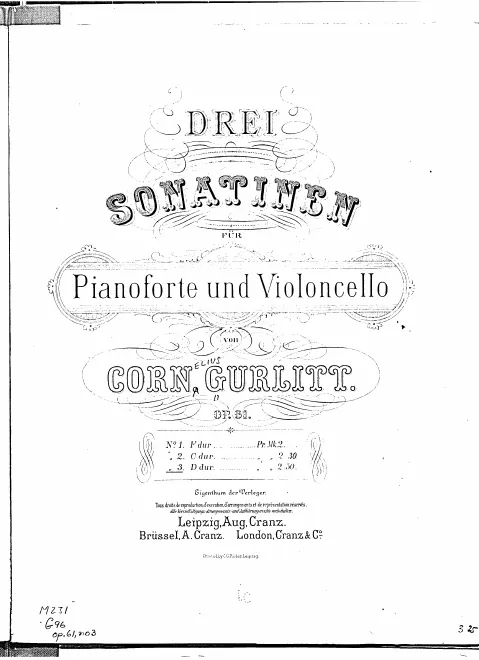 Piano Score and Cello Part